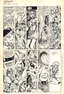 Al Gordon, Will Meugniot - The Dnagents #2 P.23 - Sexy Babe - 1983