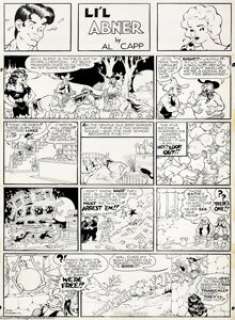 Al Capp - Li’l Abner Sunday Comic Strip Original Art, dated 1-6-52 (United Features Syndicate, 1952). Author John - | Heritage
