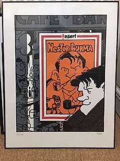 Tardi, Jacques - 1 Silkscreen - Nestor Burma - !nsert - 1991 | Catawiki