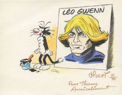Hulet | Léo Gwenn, Illustration Ã  l’encre de chine, Ã … | Millon