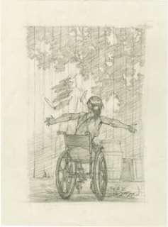 Bernie Wrightson - "The Dark Tower V: Wolves of the Calla" Preliminary Pencil Illustration Original -