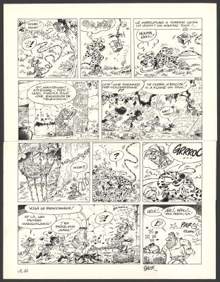 Batem | Le Marsupilami - Robinson Academy (T.18) - Planche originale n°36 | Daniel Maghen