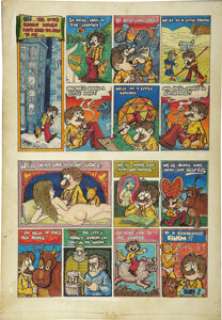 Art Spiegelman - Complete 1-Page Story Original Art (Cavalier, 1969). As was the fashion of the times, our -