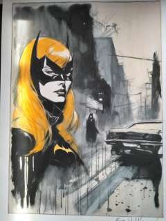Emma Wildfang - 1 Original colour drawing - Batgirl - with CoA - 2023 | Catawiki
