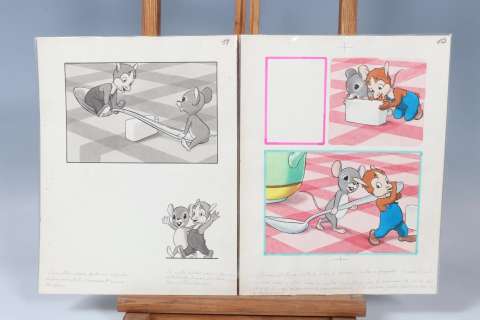 José Cabrero ARNAL ( 1909-1982) ROUDOUDOU Illustrations originales… | misc / divers