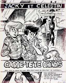 Walthéry | Jacky et Célestin, illustration Ã  l’encre de… | Millon