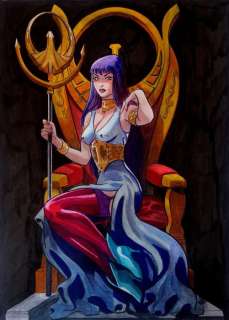 Candita, Giuseppe - 1 Original colour drawing - Saint Seiya - Athena - 2024 | Catawiki