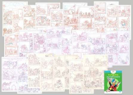 Roberto Ronchi - Original preliminary page - Paperinik e lo Spuntino Saporito - 2017 | Catawiki