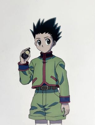 Lot 43 - Hunter x Hunter Gon Freecss Dessin et cellulo à l’encre et à… | ArtFlow Enchères