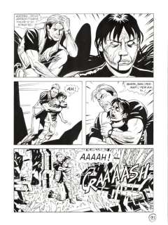 Bonazzi, Germano - 3 Original page - Nathan Never #232 - "Poteri mentali" - 2010 | Catawiki