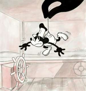Tony Fernandez - Mickey Mouse - Steamboat Willie (1928) - Original Painting | Catawiki