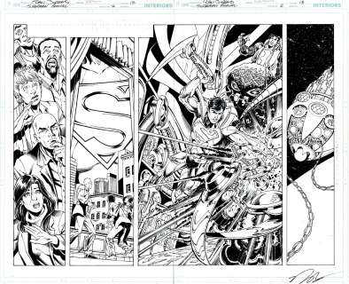Dan Jurgens Norm Rapmund - Superman Annual #2 Dps (Superman Battles Brainiac. Jimmy Olsen, Lex Luthor, Lois Lane, & Perry White Also!) 2013