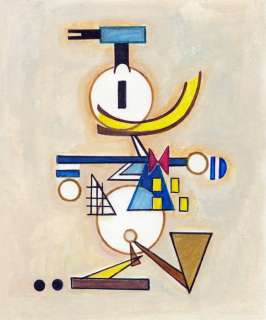 Tony Fernandez - Donald Duck Inspired By Wassily Kandinsky’s "Softened Construction" (1927) - Original Painting | Catawiki