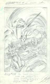 Doug Rice - Manhunter #2 Cover Pencils (Sold Live on ‘Dueling Dealers of Comic Art #114 Podcast on 4-5-2023 Watch It Here!