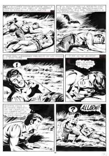 Donatelli, Franco - 5 Original page - Zagor #163 - "Affondate il Destroyer" - 1978 | Catawiki