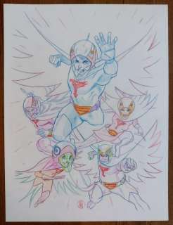 Art (Originals & Sketches) - GATCHAMAN #1 INAKI MIRANDA COVER ART
