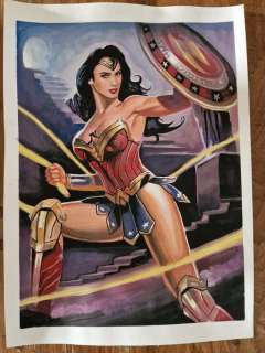 Heijink, John - 1 Watercolour - Wonder Woman - Wonder Women - 2023 | Catawiki