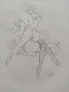 Frollo, Leone - 1 Original drawing - Lesbo | Catawiki