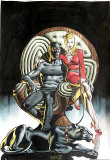 PATRIZIO EVANGELISTI - Original illustration for Diabolik. Cm. 29,5x42. Signed. Mint. Code 883.