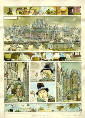 Lot 11 - Daniel REDONDO Planche en couleur directe La marque de la sorcière… | misc / divers
