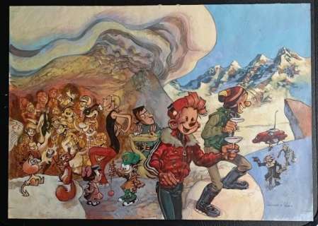 Yoann - 1 Original cover - Spirou et Fantasio - Journal Spirou #3690 - 2008 | Catawiki