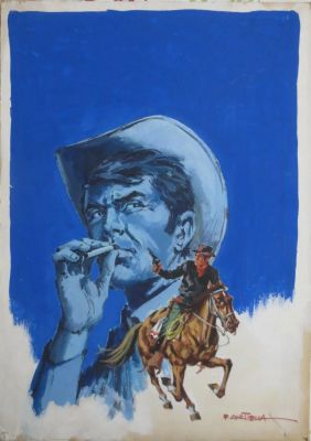 Rafael Cortiella | Original cover: Gran Oeste / Muérete cerdo – Cortiella | Origin Of Comics