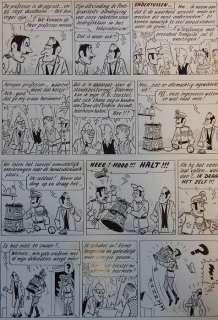 Pom - 1 Original page - Piet Pienter en Bert Bibber 15 - De Barbier van Bombilla - 1960 | Catawiki