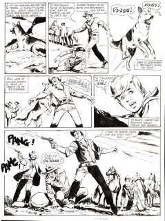 Marcello, Carlo Raffaele - 3 Original page - Rin Tin Tin et Rusty #23 - "La Loi des Mohaves" - 1961 | Catawiki