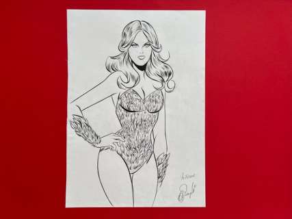 Des Taylor - 1 Original drawing - Poison Ivy | Catawiki