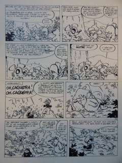 Walli - 1 Original page - Chlorophylle T14 - Le Combat des mages - 1988 | Catawiki