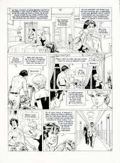 Aymond, Philippe | Lady S Encre de chine pour la planche 13 de l’album 59 | Coutau Bégarie