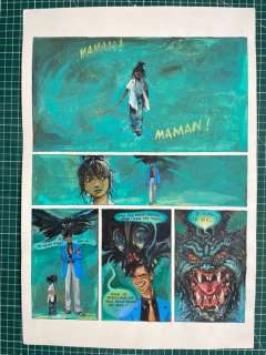 Faure, Michel - 1 Original colour page - Elsa - Tome 3 - Le danseur - 1ère page | Catawiki