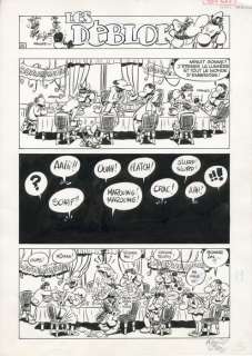 Cestac, Florence - 1 Original drawing - La famille deblok - Bonne année | Catawiki