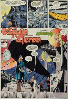 Bernie Wrightson original pencil and hand-colored published artwork for Captain Sternn 9-page story. | Profiles in History