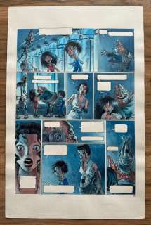 Andreae, Jean-Baptiste - 1 Original colour page - Terre Mecanique T3 - Urbanica - 2006