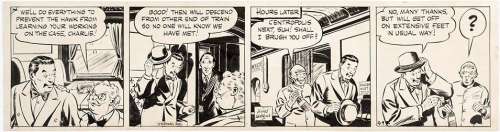 Alfred Andriola - Charlie Chan 4/4/1940 Daily