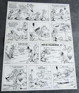 Remacle Marcel | Original board in India ink  - Le Vieux Nick  - Barbe-Noire prend des risques  - (1983) | Catawiki