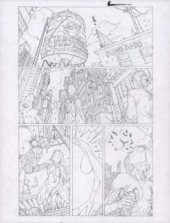 Ray Height - Spider-Gwen Pencil Page Layout - High Detail - Signed