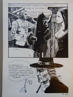 Manara, Milo | Original page (p.180)  - Il Vascello Fantasma  - (1970) | Catawiki