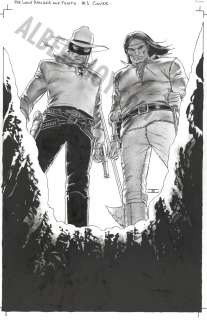 John Cassaday - Lone Ranger Issue 1 Page Cover