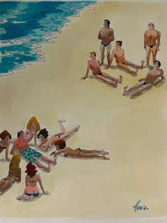 Hoviv - 1 Original colour page - Tout feu tout femme - 1973 | Catawiki