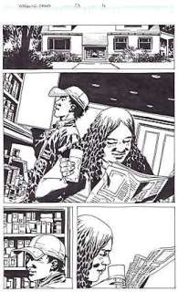 The Walking Dead #73 side 4 - original comic art side - Charlie Adlard | ComicGarden