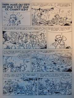 Walli - 1 Original page - Chlorophylle - Ce Chantier ? - 1985 | Catawiki