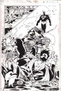 Duncan Rouleau, Marlo Alquiza - Action Comics #785 P.7 - Zod & Bizarro - Signed - 2002