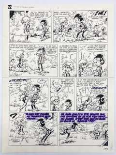 Seron, Pierre - 1 Original page - Les Petits Hommes T26 - Voyage entre deux mondes - 1989 | Catawiki