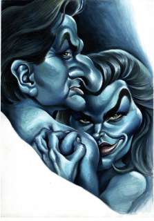 Jamie Tyndall - Sharon Stone and Michael Douglas in “Basic Instict”