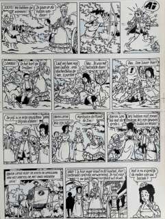 Geerts, Paul / Vandersteen, Willy - 1 Original page - Suske en Wiske 156 - Beminde Barabas - 1975 | Catawiki