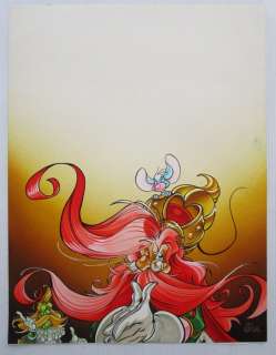 Crisse - 1 Original colour drawing - Loretta & Harpea - 1994 | Catawiki