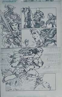 Sergio Dávila (Pencil) - 1 Original page - Swords of Sorrow #1, Page 16 | Catawiki