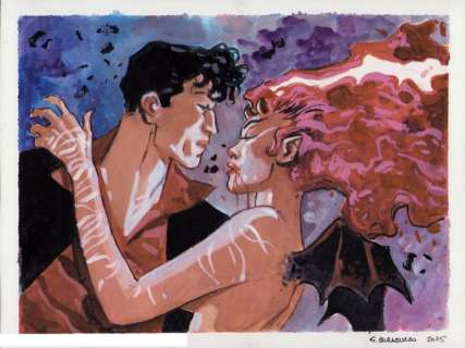 Caracuzzo, Giancarlo - 1 Original colour drawing - Dylan Dog - 2025 | Catawiki